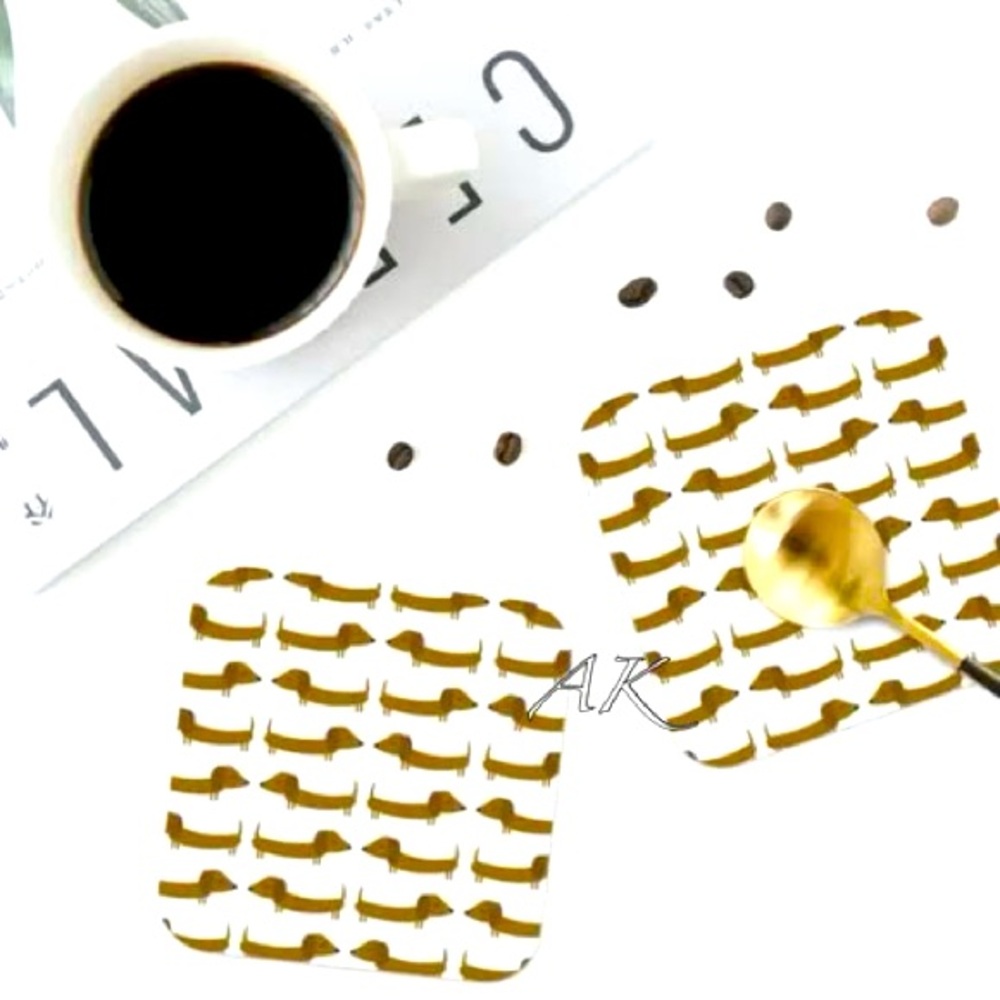 Dachshund Coasters
(Set of 4) 🐾 Doxie Wiener